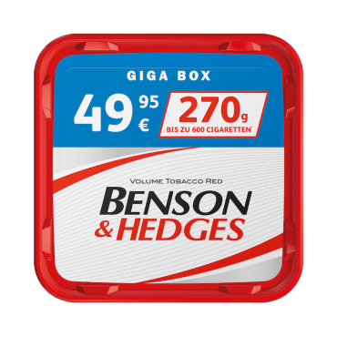 Eimer BENSON & HEDGES VOLUME Tabak RED 255 Gramm