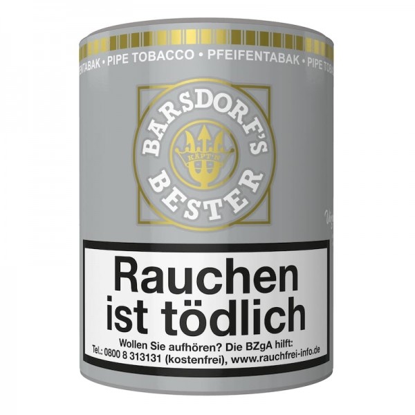 Pfeifentabak Käpt'n Barsdorf Bester Bright Virginia 160 Gramm