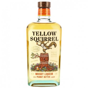 Likör YELLOW SQUIRREL Peanut Butter Whisky 30 % Vol.