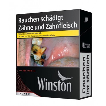 WINSTON Zigaretten Black XXL (8x25)