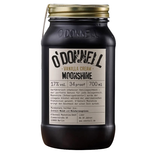 Likör O'DONNELL MOONSHINE Vanilla Cream 17 % Vol.