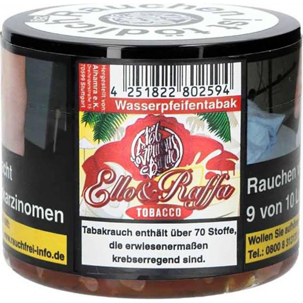 WP-Tabak 187 Tobacco "Ello Raffa" 25gr-Dose