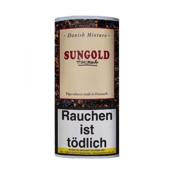 Pfeifentabak Danish Mixture Sungold Hausmarke 50 Gramm