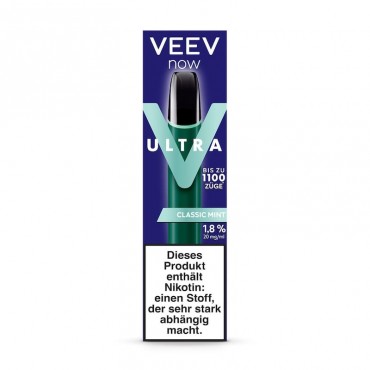 E-Shisha VEEV NOW Ultra Einweg Classic Mint 20mg