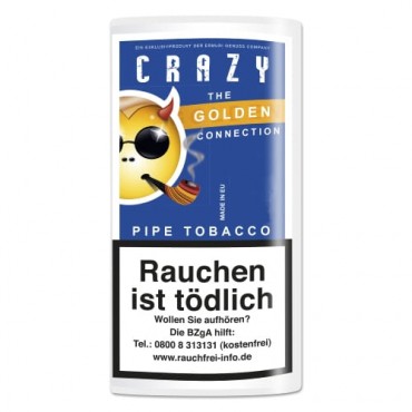 Pfeifentabak Crazy The Golden Connection 50 Gramm