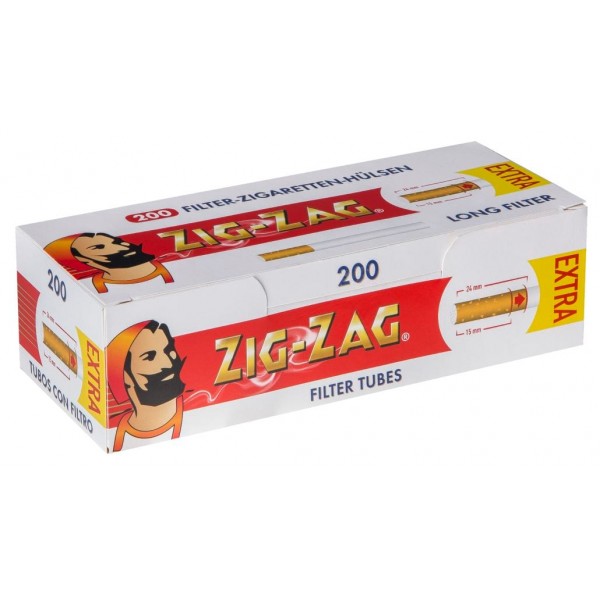 1.000 Stück EXTRA Zig Zag Zigarettenhülsen