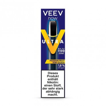 E-Shisha VEEV NOW Ultra Einweg PASSIONFRUIT KIWI GUAVA 20mg