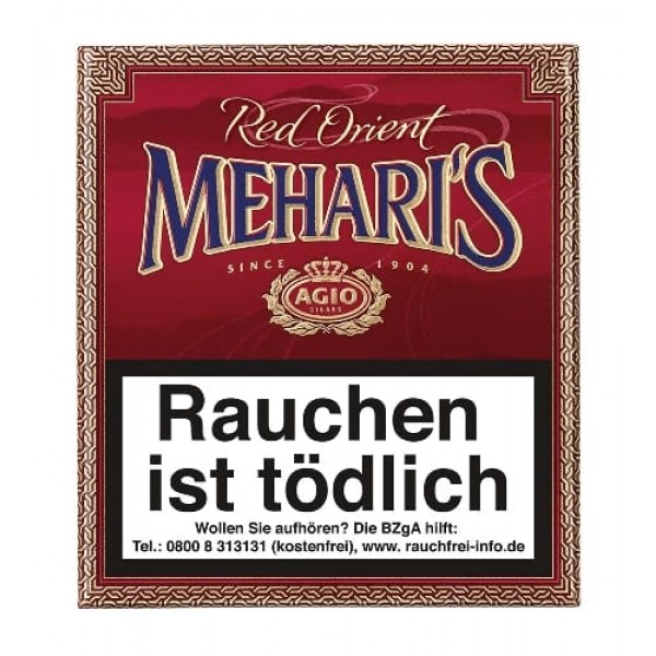 Agio Mehari's Red Orient 20 Zigarillos