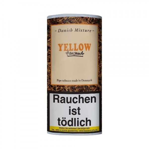 Pfeifentabak Danish Mixture Yellow Hausmarke 50 Gramm