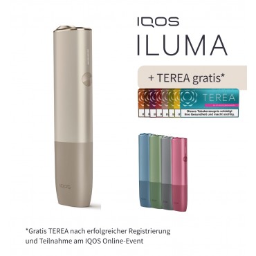 IQOS ILUMA ONE Pebble Beige inklusive TEREA Gratis