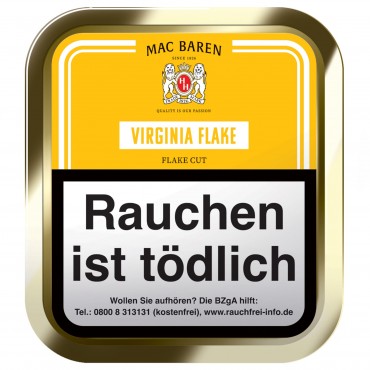 Pfeifentabak Mac Baren Virginia Flake 50 Gramm
