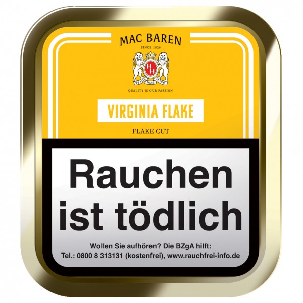 Pfeifentabak Mac Baren Virginia Flake 50 Gramm
