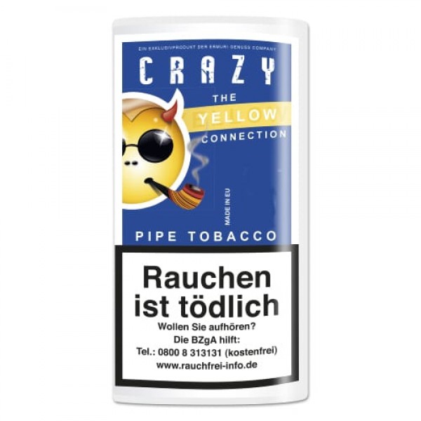 Pfeifentabak Crazy The Yellow Connection 50 Gramm