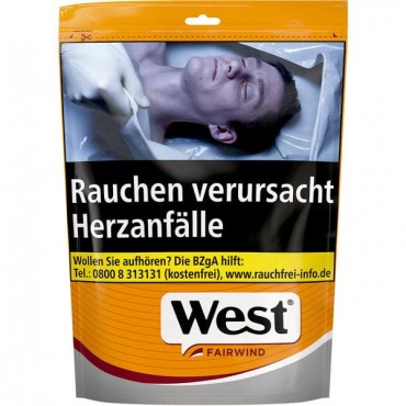 Zigarettentabak WEST Yellow 90 Gramm