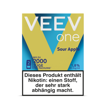 E-Shisha VEEV ONE PODS SOUR APPLE
