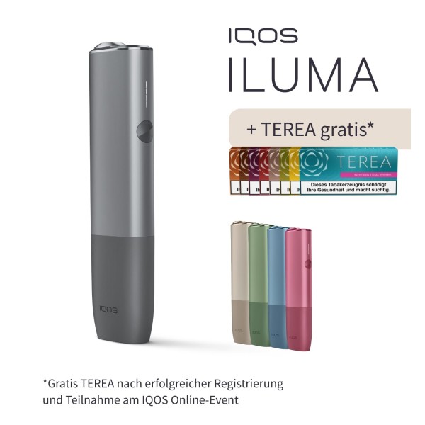 IQOS ILUMA ONE Pebble Grey inklusive TEREA Gratis