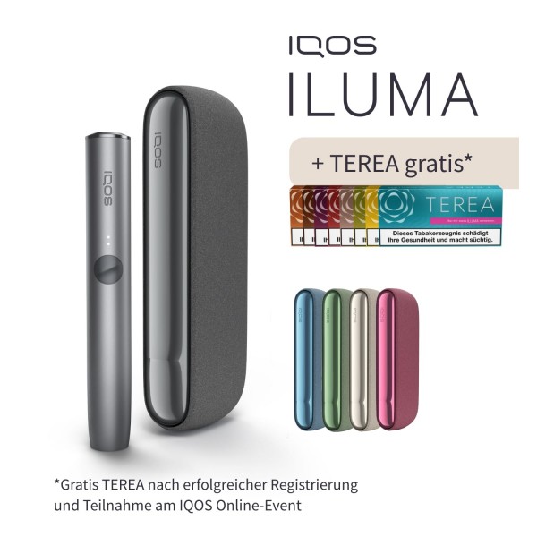 IQOS ILUMA Pebble Grey inklusive TEREA Gratis