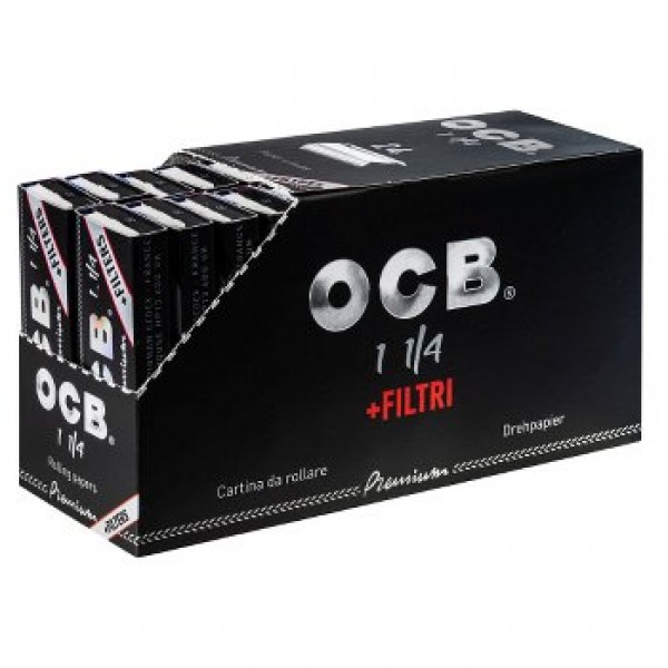 Display OCB Schwarz Premium 1 1/4 24x50+Tips