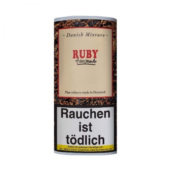 Pfeifentabak Danish Mixture Ruby Hausmarke 50 Gramm