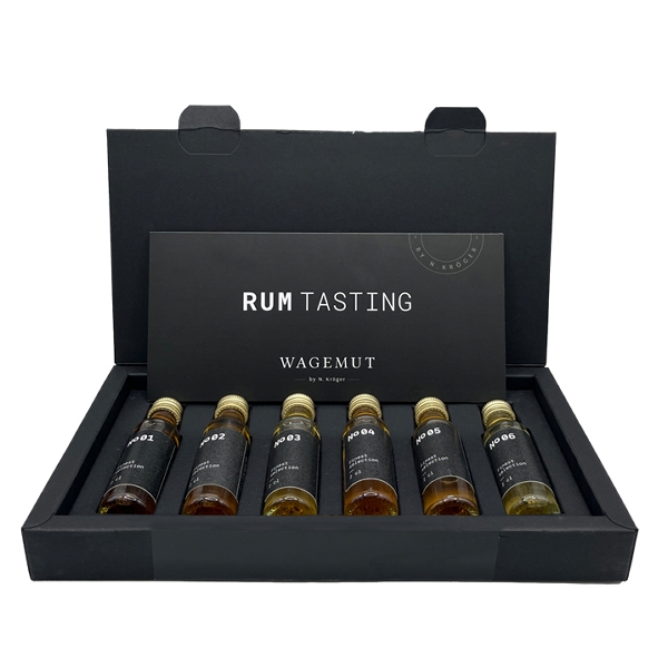 Rum WAGEMUT Tasting Set 33,2-51,5% Vol. 6x20ml