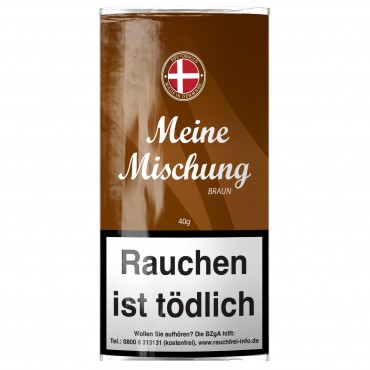 Pfeifentabak Meine Mischung Braun 40 Gramm