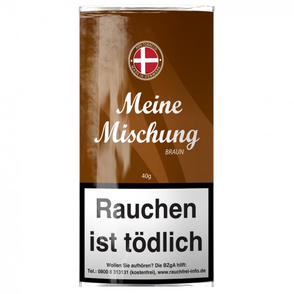 Pfeifentabak Meine Mischung Braun 40 Gramm