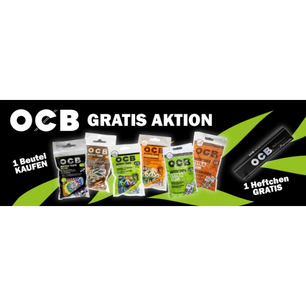 OCB Aktivekohlefilter Gratis Aktion