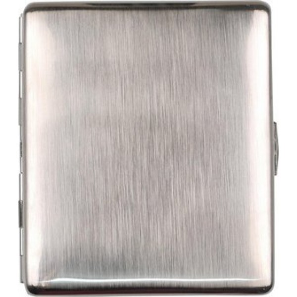 Zigarettenetui Metall nickel gebürstet 9er