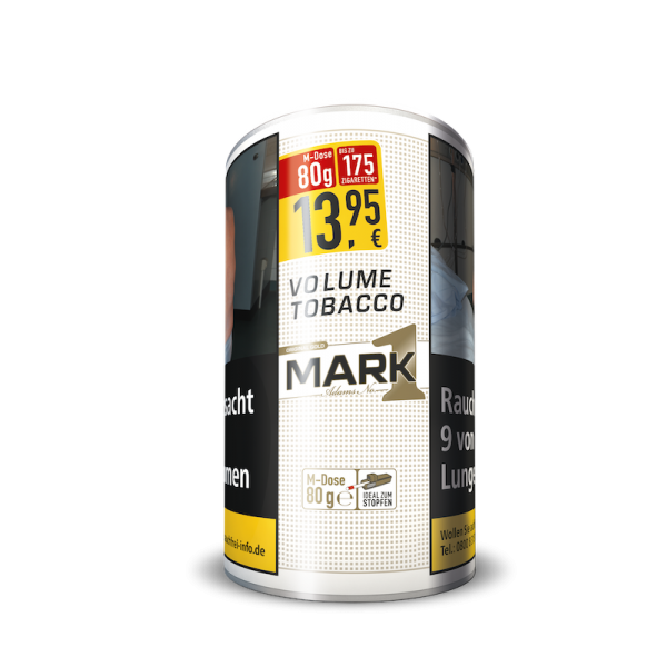 MARK ADAMS GOLD Volumentabak 80 Gramm
