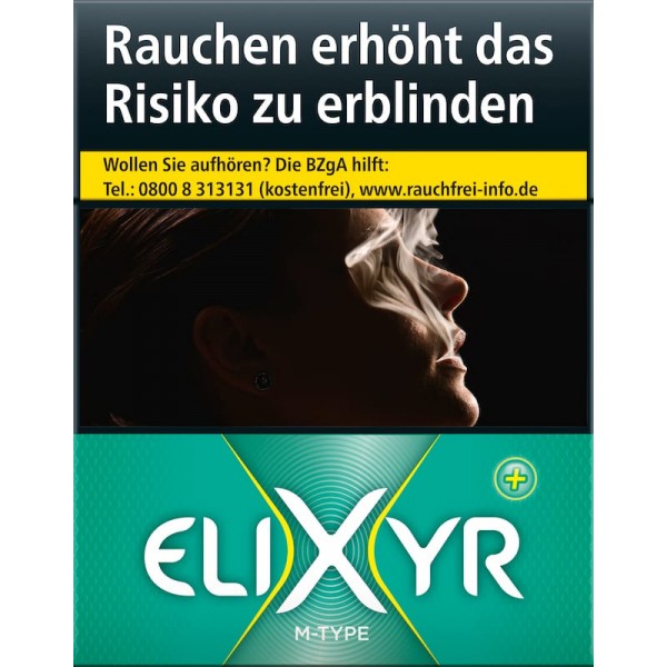 ELIXYR+ Grün Zigaretten XL 10,00 Euro (8x28)