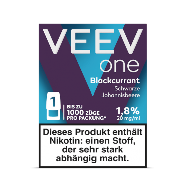 E-Shisha VEEV ONE PODS Blackcurrant