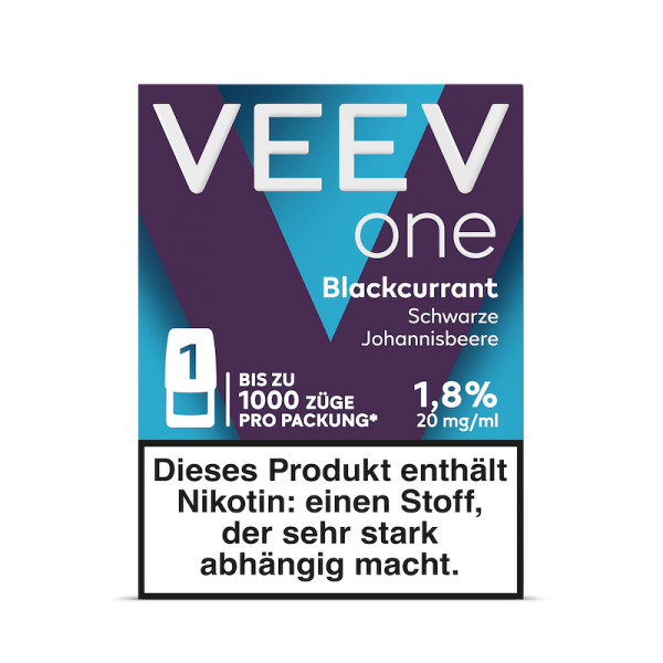 E-Shisha VEEV ONE PODS Blackcurrant