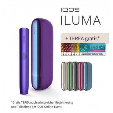 IQOS ILUMA Neon Purple inklusive TEREA Gratis