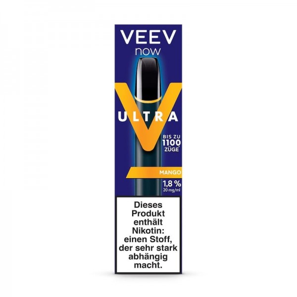 E-Shisha VEEV NOW Ultra Einweg Mango 20mg