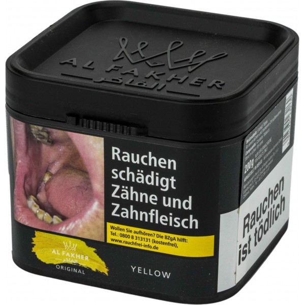 WP-Tabak Al Fakher "Yellow" 200g-Packung