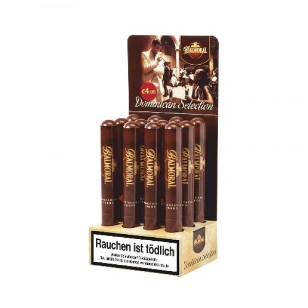 Balmoral Dominican Selection Churchill Tubos 12 Zigarren