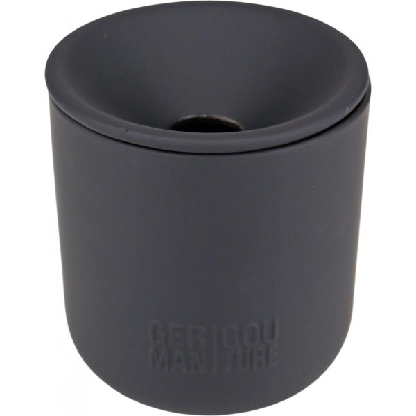 Stickbecher German Couture Keramik schwarz