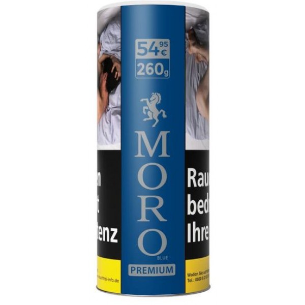 MORO Zigarettentabak PREMIUM BLUE 54,95 DOSE 260 Gramm