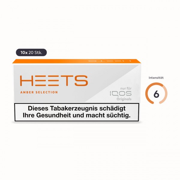 10 Schachteln HEETS Amber Selection