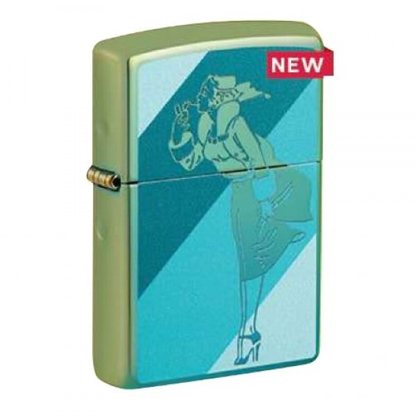 ZIPPO teal poliert Zippo Design 60006407