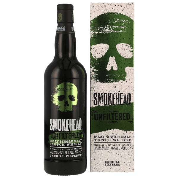 SMOKEHEAD unfiltered 46 % Vol.