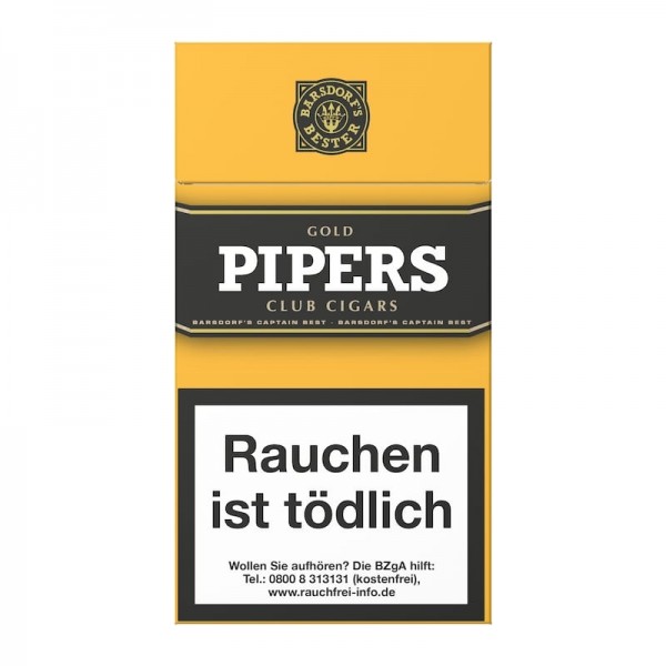 Pipers Little Cigars Vanilla/Gold 100 Zigarillos
