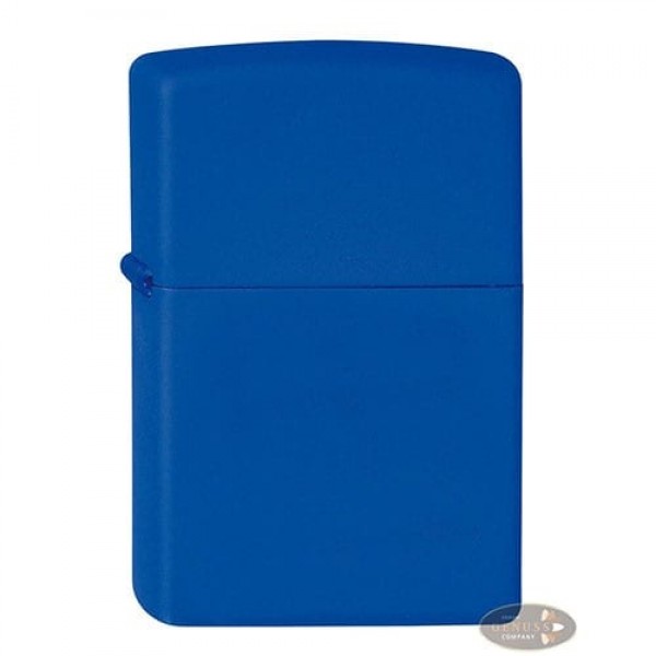 Feuerzeug Zippo aus Metall beschichtet in royalblau matt