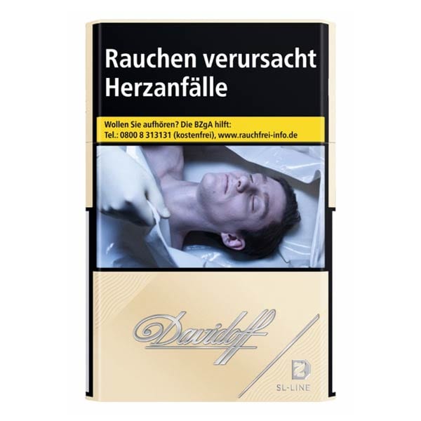 Davidoff Zigaretten Gold Zigaretten SL-Line (10x20)