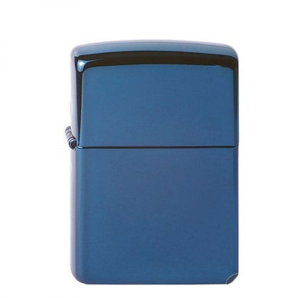 Feuerzeug Zippo Sapphire aus Metall beschichtet in saphirblau glänzend