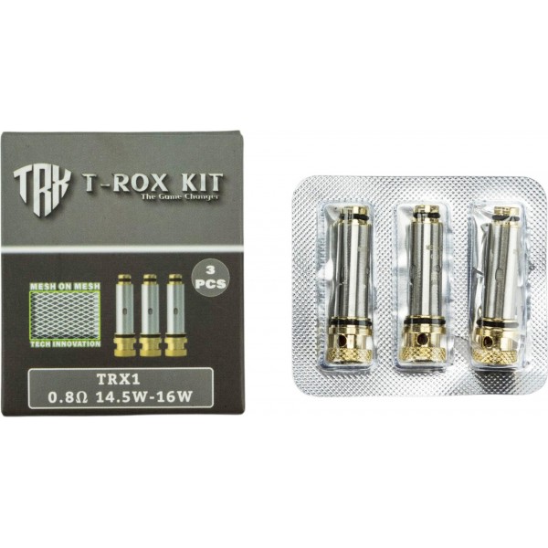 T-ROX Mesh-Coil 0,8 Ohm 3er Pack