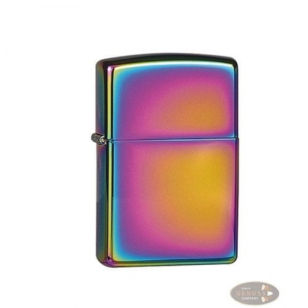 Feuerzeug Zippo Rainbow aus Metall beschichtet in Regenbogenfarben seidenglänzend