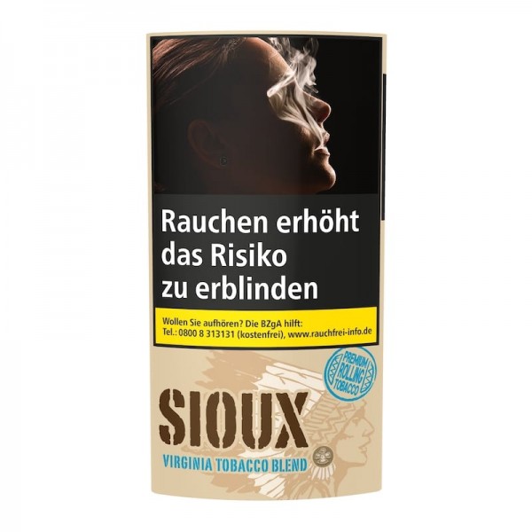 Zigarettentabak SIOUX Virginia Blue Tabak 30 Gramm Pouch