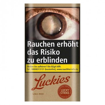 POUCH Lucky Strike Zigarettentabak USA Red ( Braun) 30 Gramm