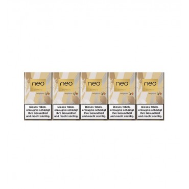 5 Schachteln neo™ Gold Tobacco